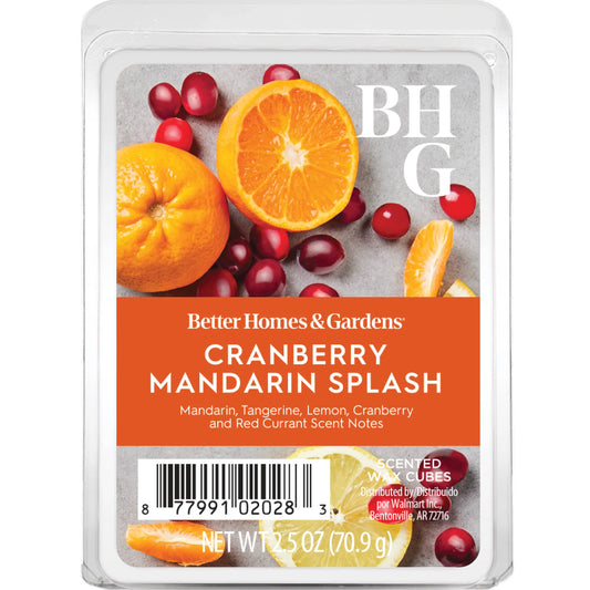 (5 Pack) Cranberry Mandarin Splash Scented Wax Melts, , 2.5 Oz (1-Pack)