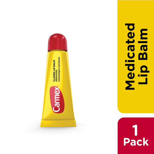 Classic Medicated Lip Balm Tube, Lip Moisturizer, 1 Count