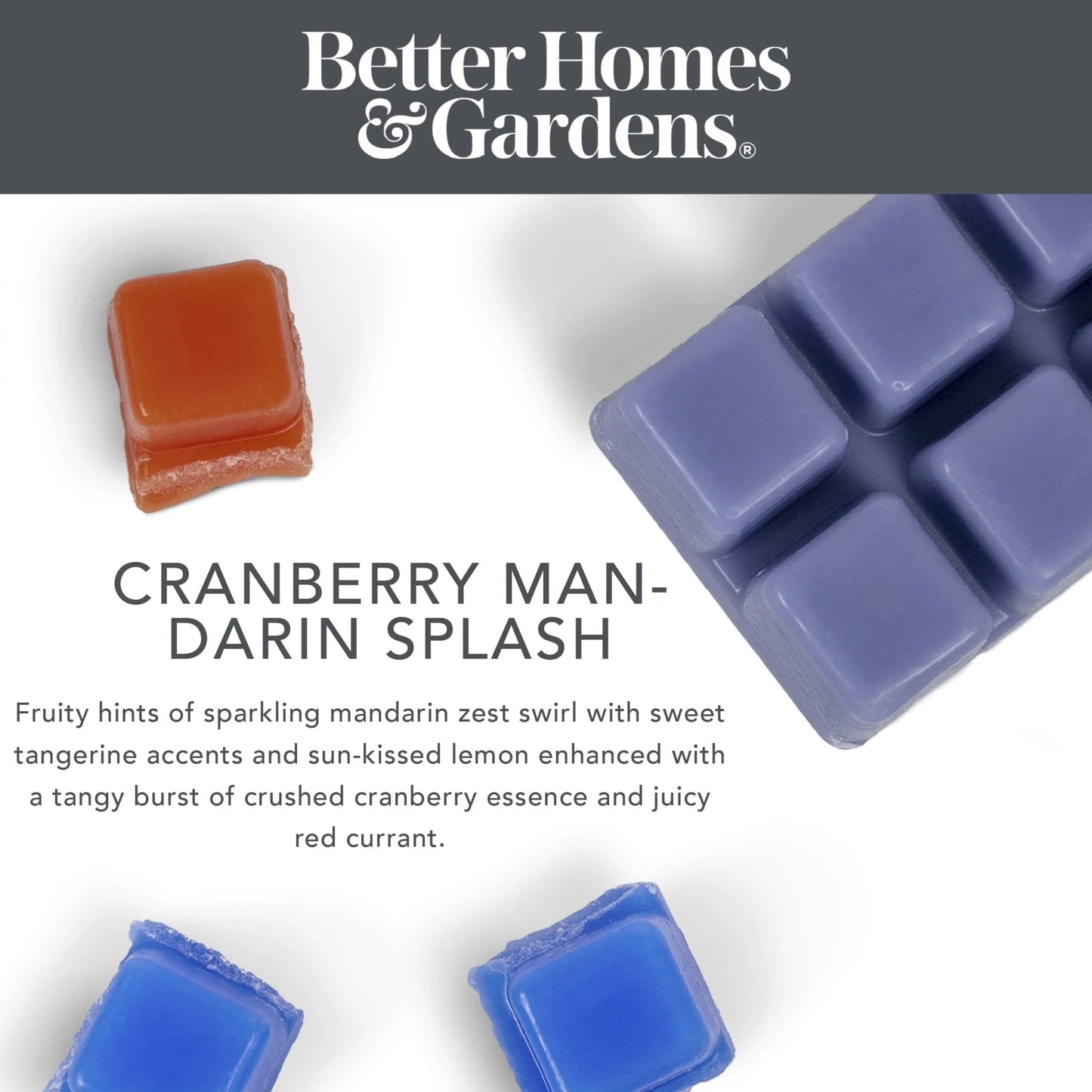 (5 Pack) Cranberry Mandarin Splash Scented Wax Melts, , 2.5 Oz (1-Pack)