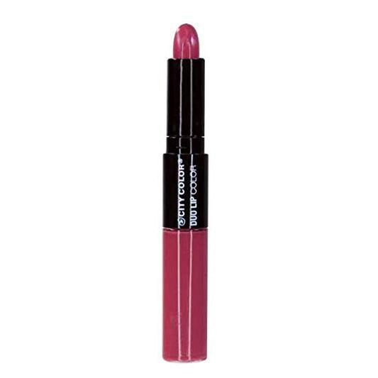 Color City, Duo Lip Color 2-In-1, Lipstick & Lip Gloss (Latte)