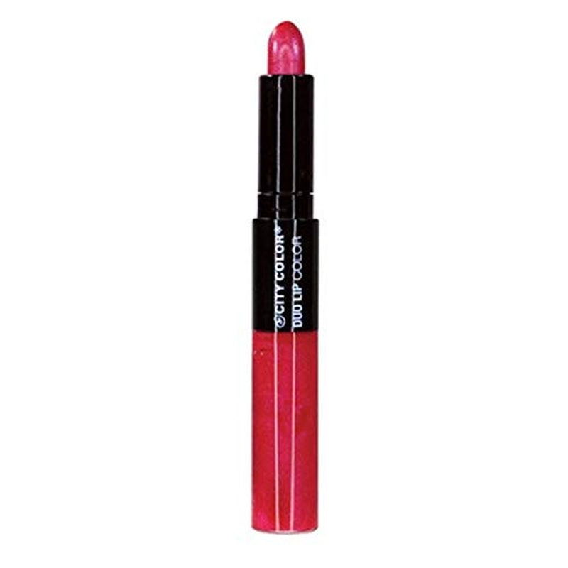 Color City, Duo Lip Color 2-In-1, Lipstick & Lip Gloss (Latte)