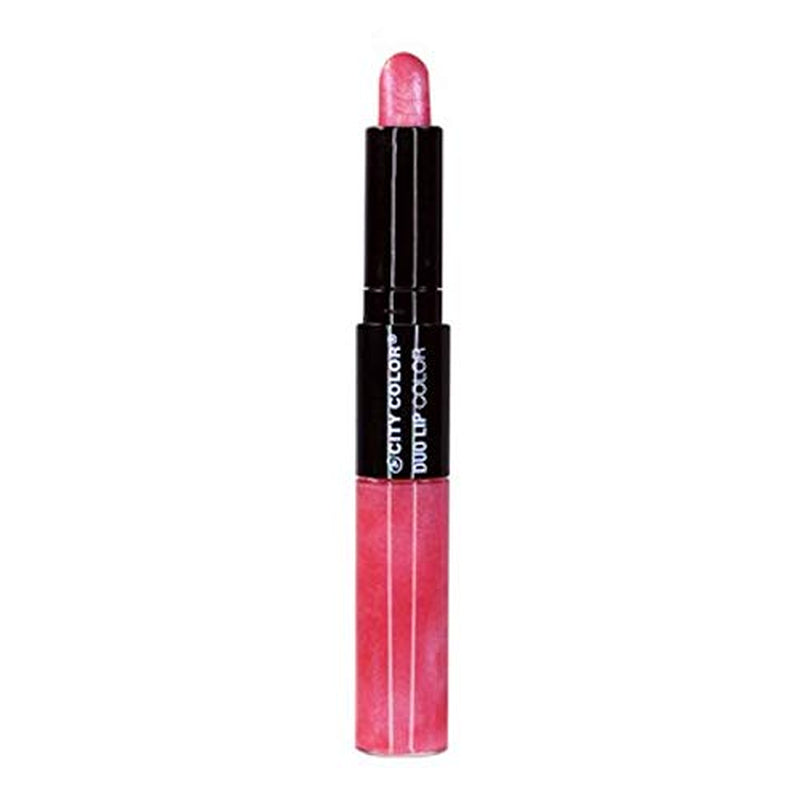 Color City, Duo Lip Color 2-In-1, Lipstick & Lip Gloss (Latte)